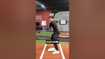 The scap load #hittinginstruction #baseballszn #baseballdrills