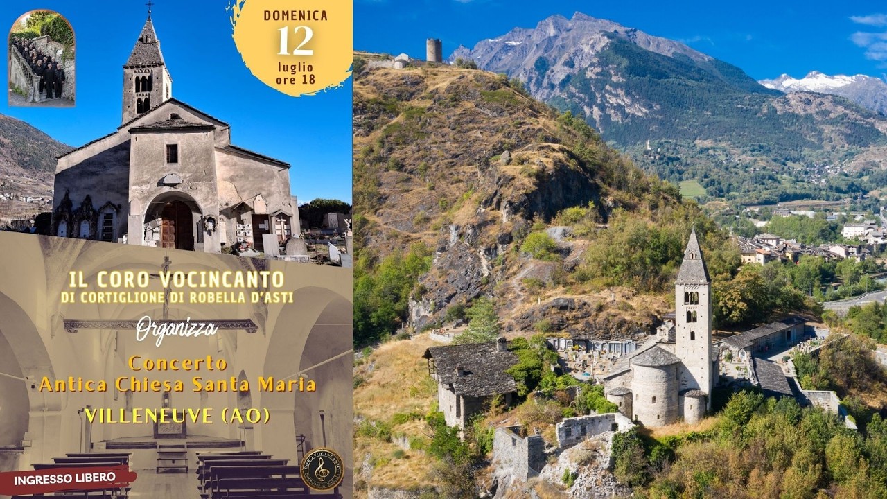 Concerto Vocincanto a Villeneuve - 12 Luglio 2026