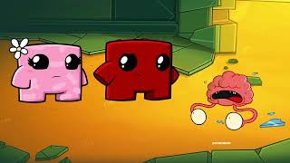 Super Meat Boy Forever all cinematics + ending