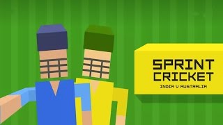 Sprint Cricket: Ind Vs Aus Android Gameplay ᴴᴰ screenshot 1