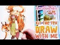 Kit the fox DRAW WITH ME Ep 4