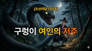 [조선야담] 절대 문틈으로 보지 마라, 밤눈 어두운 선비가 마주한 괴물의 정체 #전설야담 #조선야담 #미스터리괴담 #공포야화 #이무기전설 #심야라디오 #수면용괴담