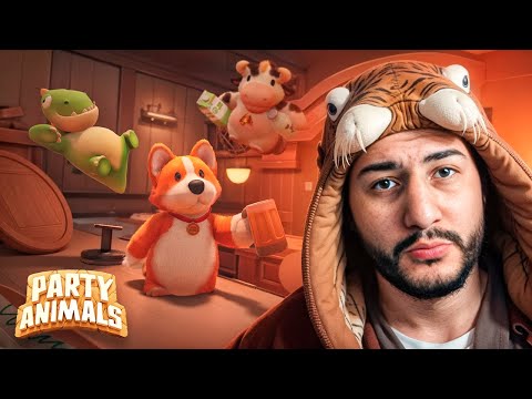🦍 TEAM BATTLES IN PARTY ANIMALS