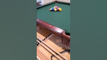 A gorgeous Olhausen Billiards Hampton pool table installed by Billiard Towne.