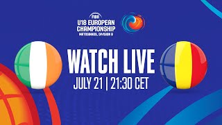 Ireland v Romania | Full Basketball Game | FIBA U18 European Championship 2023