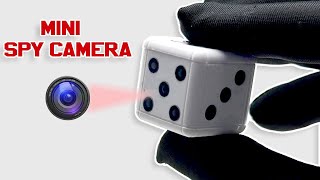 Unboxing Best Hidden Mini Spy Camera  - Dice Spy Camera -  Motion Detection