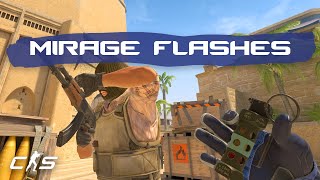 CS2 Mirage - 6 EASY Self Flashes EVERYONE Should Know!