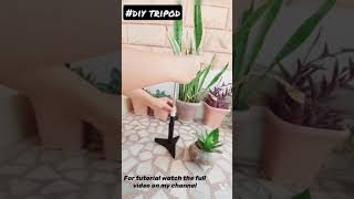 Diy phone stand/Tripod/get a tutorial on my channel ❤