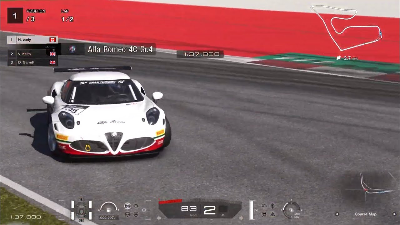 Gran Turismo 7 I Alfa Romeo 4C Gr.4 I Red Bull Ring I Test Drive - YouTube