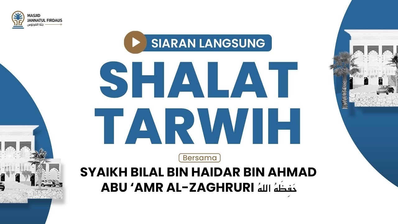 Syaikh Bilal Imam Tarwih 1 Juz Dengan Suara Merdu (8 RAMADHAN) - Masjid Jannatul Firdaus