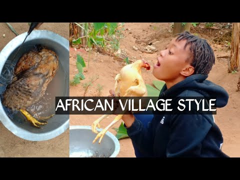 CHICKEN SLAUGHTER IN THE VILLAGE