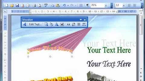 Word Art Microsoft Word