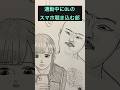 通勤中にOLのスマホ覗き込んで何見てるか観察する部　#バキ童 #アナログイラスト #shorts #創作