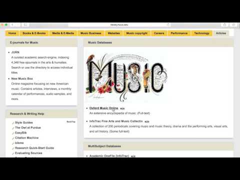 HCC Library Login Off Campus - Music