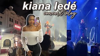 COME TO A KIANA LEDÉ CONCERT WITH ME - GRWM & VLOG | Grudges World Tour at KOKO London