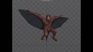 Behind The Design: 2D Game - Animation Cycle Test 1.723: Bat Attack v1