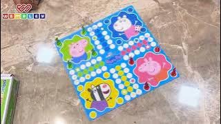 Wembley Peppa Pig Magnetic Ludo Board Game | 2 in 1 Snake and Ladder Children's Games