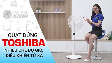 Quạt đứng Toshiba F-LSD10(W)VN: 9 cánh quạt, động cơ inverter