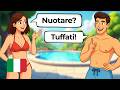10 Daily Italian Conversations | Simple Italian Dialogues (A1-A2)