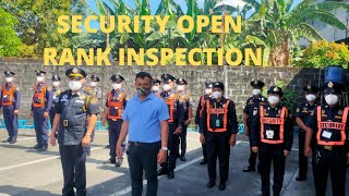 How to conduct open rank inspection