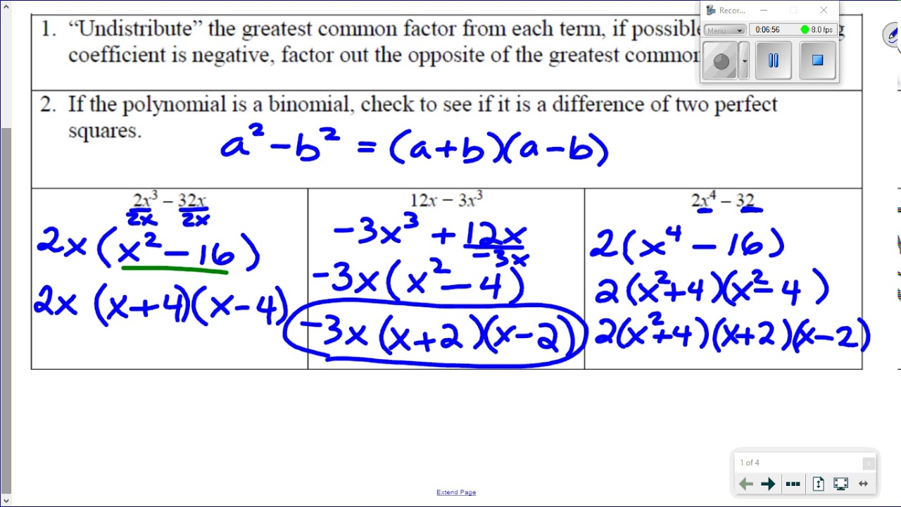 Factoring Cubic, Quartic, and Quintic Polynomials - YouTube