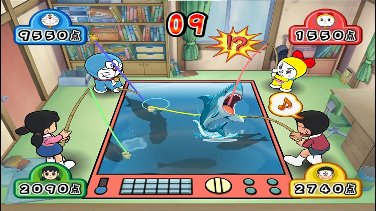 Doraemon Wii Game #30 | Dorami Đại Chiến Cá Mập 🦈| Benor Kiv