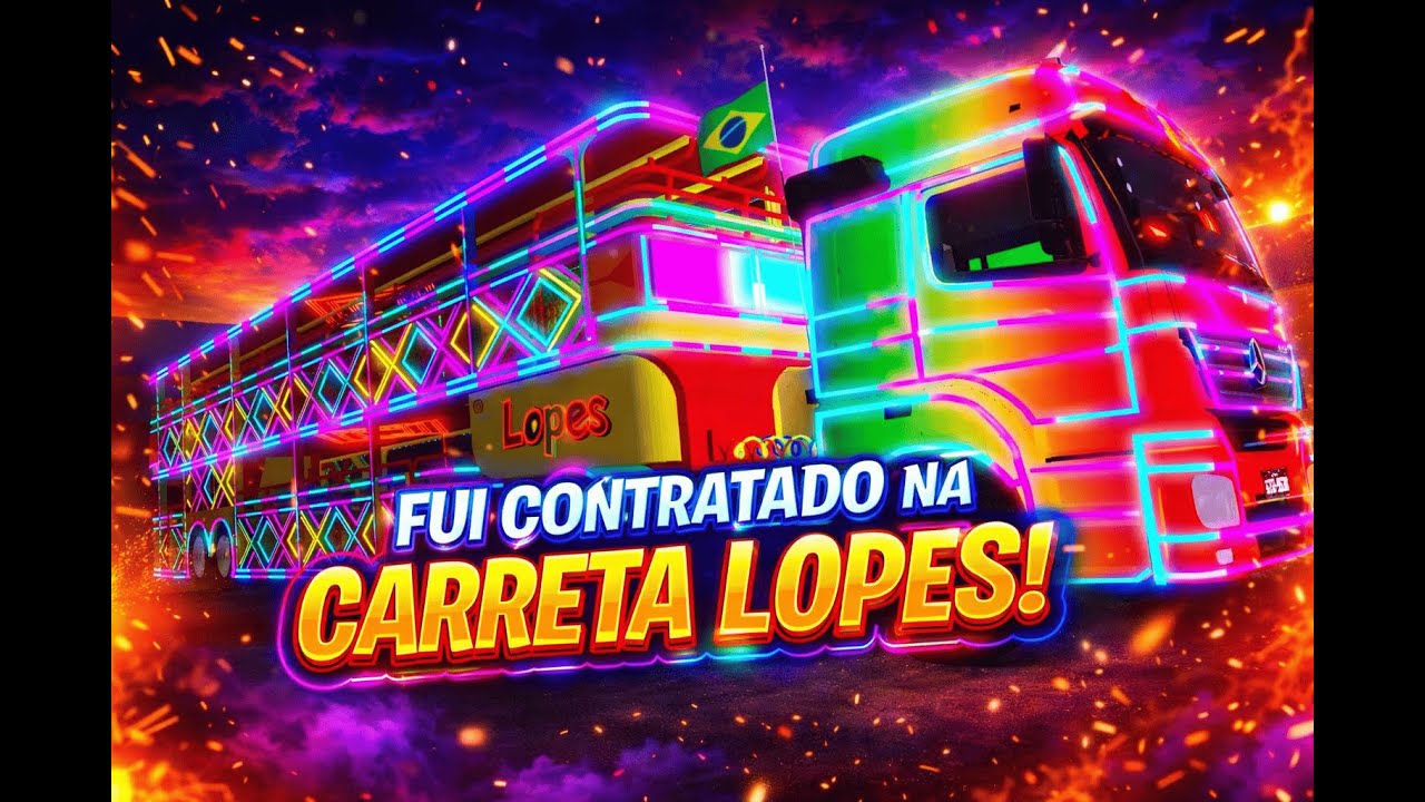 FUI CONTRATADO NA CARRETA LOPES 😱🚛 | Roblox RP