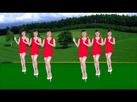 32步小扭腰廣場舞《把愛藏在心底》歌曲甜美好聽 舞蹈簡單好看【華美舞動廣場舞】