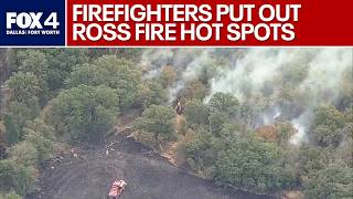 First responders fight new flare ups in Ross Fire
