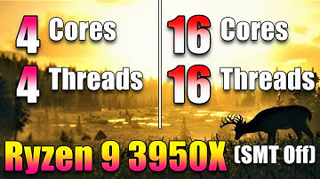 4 Cores/4 Threads vs 16 Cores/16 Threads | Are More Cores or More Threads Necessary ????