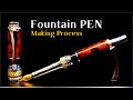 Making FOUNTAINPEN / Rare Amboyna burl wood