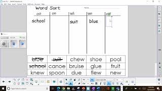 Unit 25 word sort
