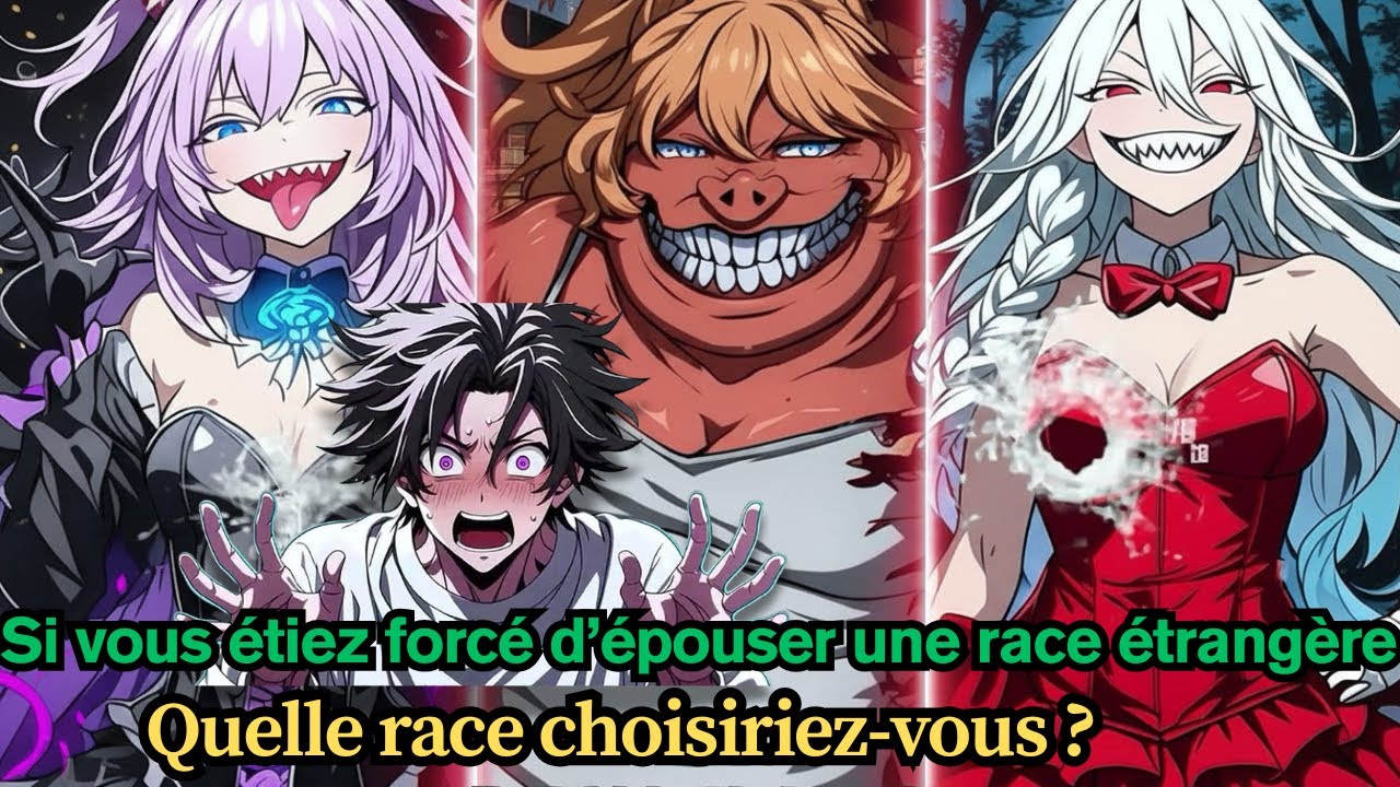 Si vous étiez forcé d’épouser une race étrangère, quelle race choisiriez-vous ?