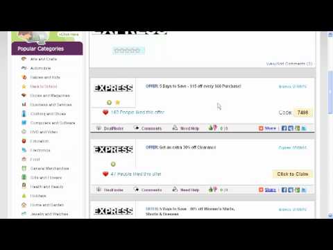 How To Use Express Coupon Codes