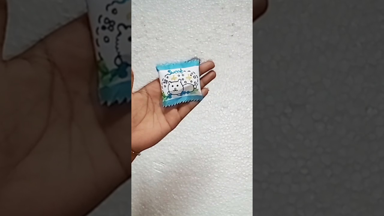 Diy chocolate wrapper craft//