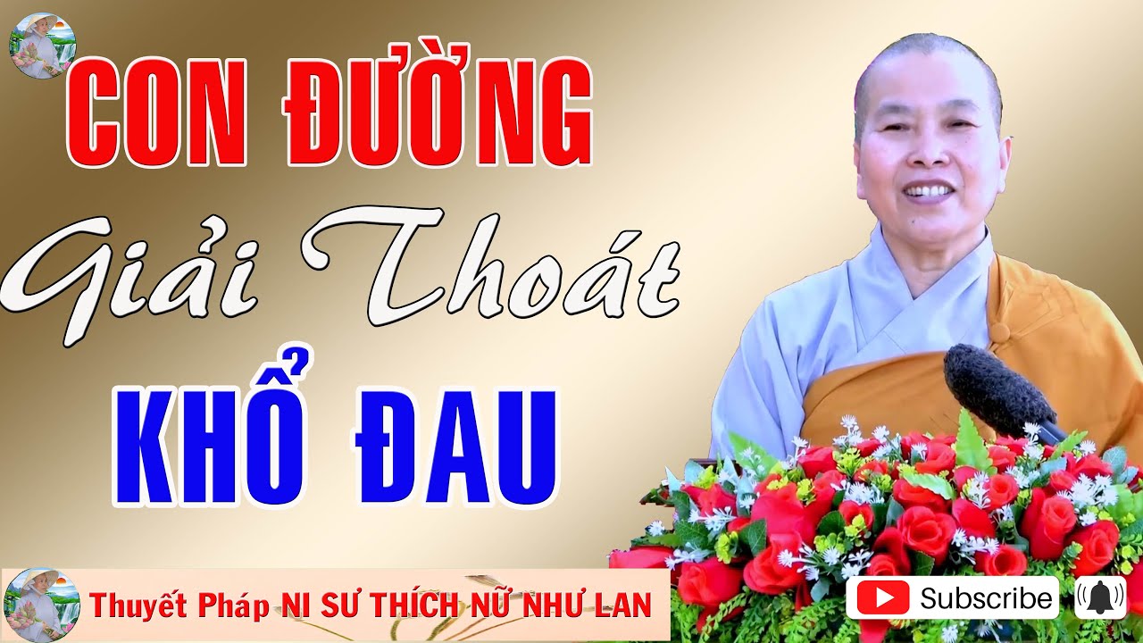CON ĐƯỜNG GIẢI THOÁT KHỔ ĐAU |Thuyết Pháp NI SƯ THÍCH NỮ NHƯ LAN🙏 🙏🙏 ( Nên Nghe Một Lần rất hay )
