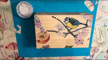 Follow Lisa: Napkin Decoupage Jewelry Box Tutorial - Upcycle anything with serviettes