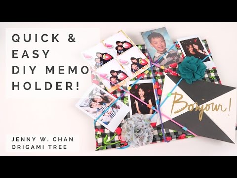 DIY Memo Board & Photo Collage Holder / Picture Frame- Quick & Easy! Takes 10 Minutes!