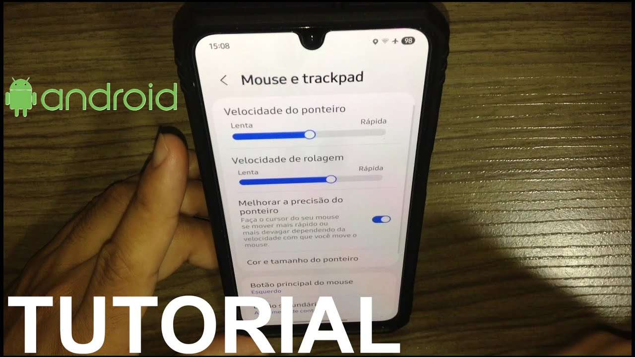 TUTORIAL 161: CONFIGURAR MOUSE E TRACKPAD NO ANDROID 15 E COMPATÍVEIS ...