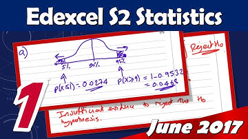 S2 Edexcel June 2017 | Question 1 Walkthrough | Binomial Distribution