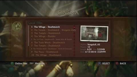 Uncharted 2 - Protecting and uploading your sent cinemas