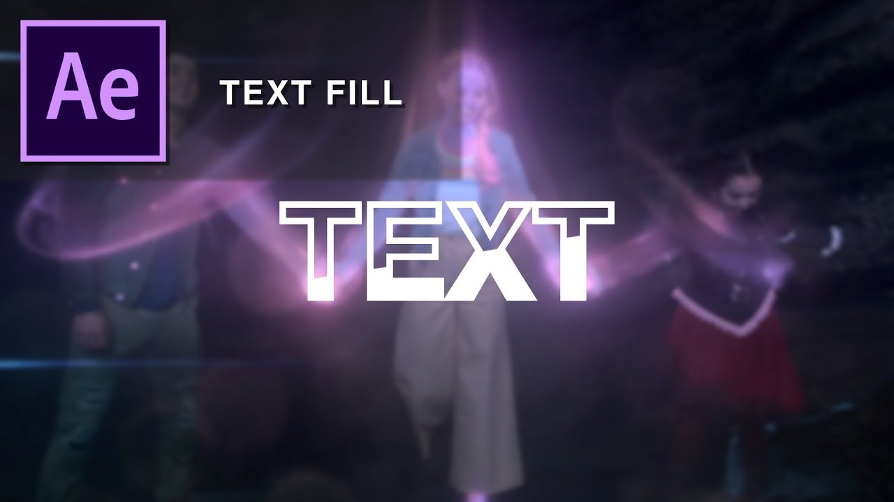 text fill | after effects tutorial - YouTube