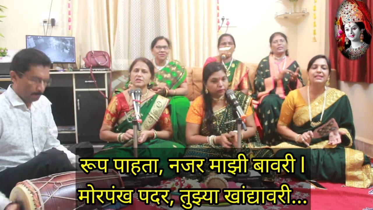 #नवरात्री स्पेशल #अंबाबाई चे अतीसुंदर भक्तिगित | हिरवा शालू आई गं तुझ्या खांद्यावरी.. #भवानी #जगदंबा