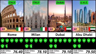 The 50 SAFEST CITIES in the World 2023