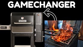 Masterbuilt Gravity Fed 1050 | ASH GRATE / SEAR GRATE MOD | STEAK COOK!