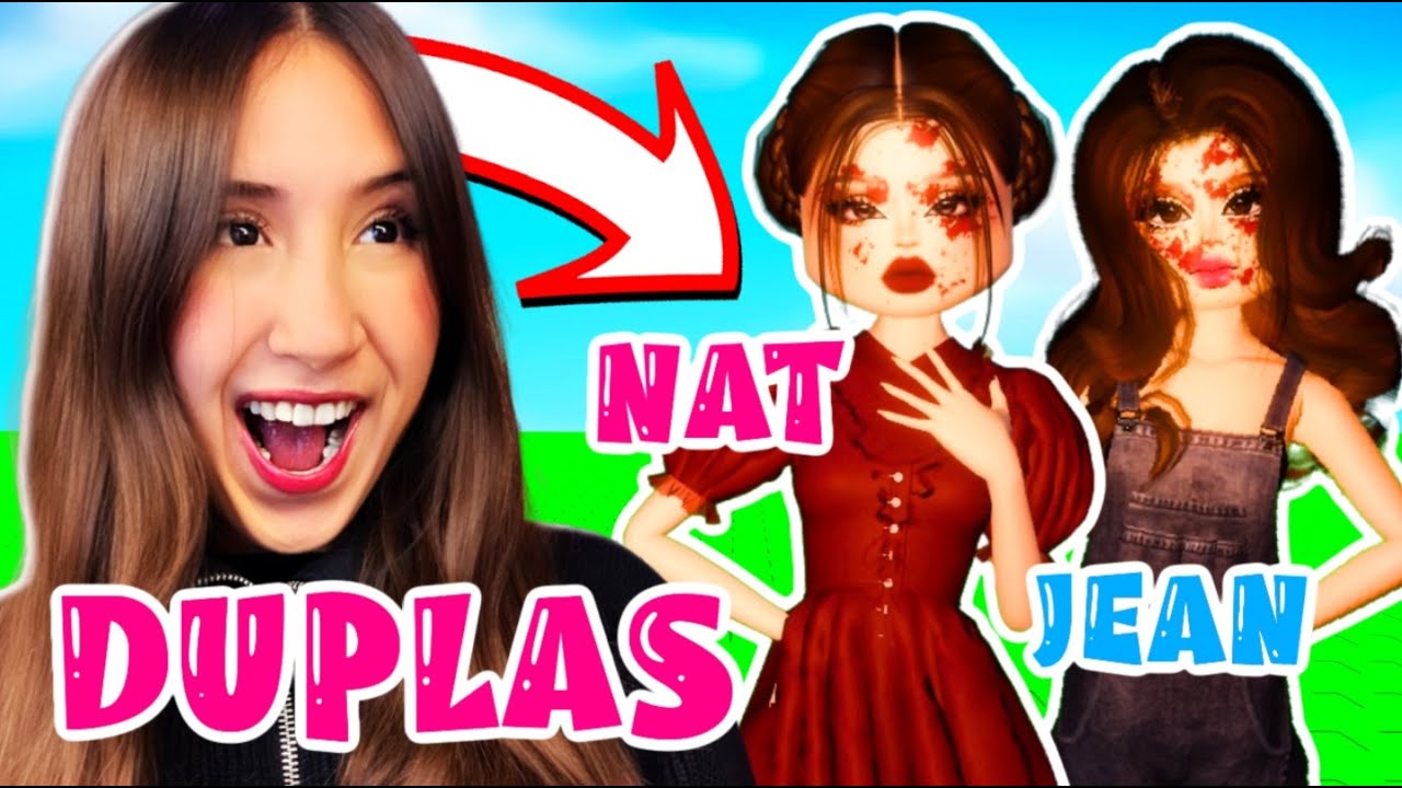 Eu e o Jeancof viramos DUPLAS DE HALLOWEEN no DRESS TO IMPRESS para GANHAR no Roblox!