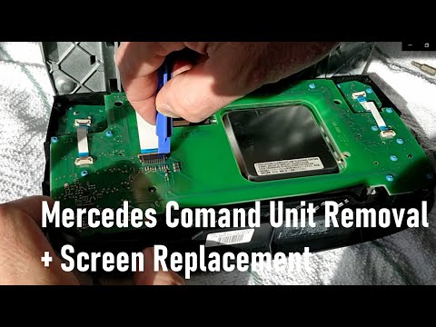 Mercedes Comand Radio Removal Screen Replacement NTG2 SL A B C CLS CLK E G GL ML RClass 