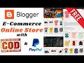 How to create blogger ecommerce online store with cash on delivery urduhindi  matteetech