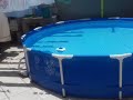 piscina intex de 6503 Litros com cascata 😎🏖