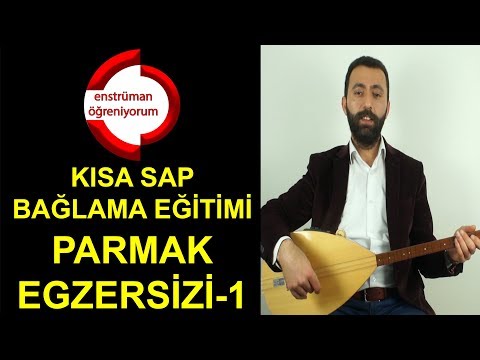 Kısa Sap Bağlama Eğitimi - Egzersiz 1 (Üst - Alt Tezene Alıştırma) (English Subtitles)